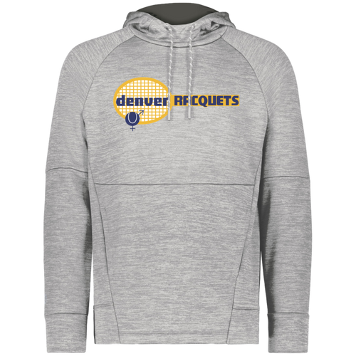 Denver Racquets WTT Tennis Performance Fleece Hoodie in Athletic Grey
