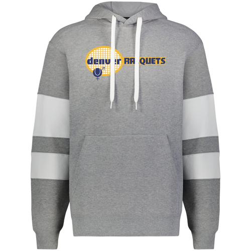 Denver Racquets WTT Tennis Athletic Fleece Hoodie in Charcoal Heather/White