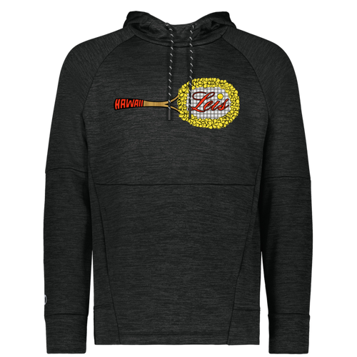 Hawaii Leis WTT Tennis Performance Fleece Hoodie in Black