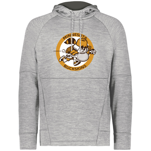 Minnesota Buckskins WTT Tennis Performance Fleece Hoodie in Athletic Grey