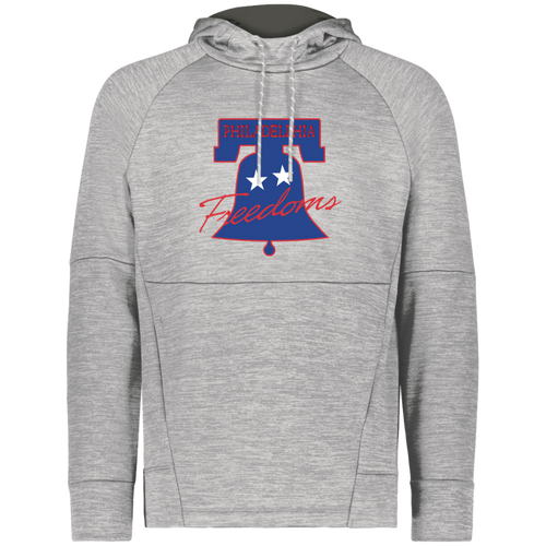 Philadelphia Freedoms WTT Tennis Performance Fleece Hoodie in Athletic Grey