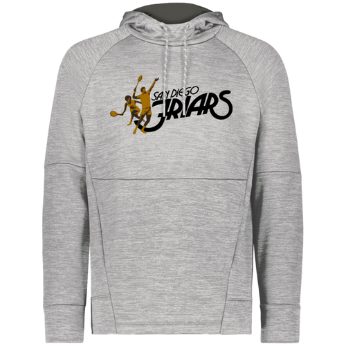 San Diego Friars WTT Tennis Performance Fleece Hoodie in Athletic Grey