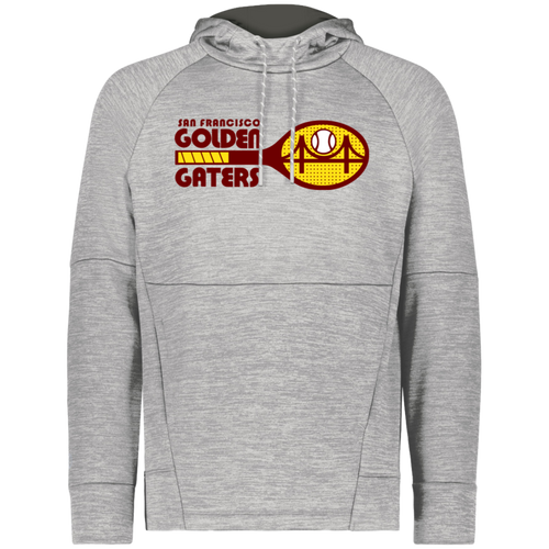 San Francisco Golden Gaters WTT Tennis Performance Fleece Hoodie in Athletic Grey