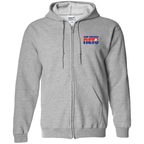 New Orleans Sunbelt Nets Full Zip Hoodie WTT Tennis in Sport Grey Front
