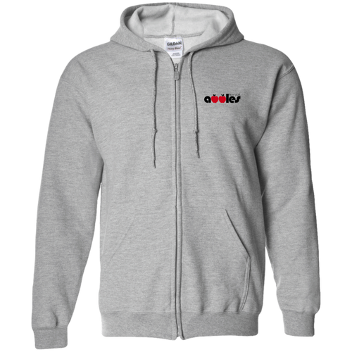 New York Apples Full Zip Hoodie WTT Tennis in Sport Grey Front
