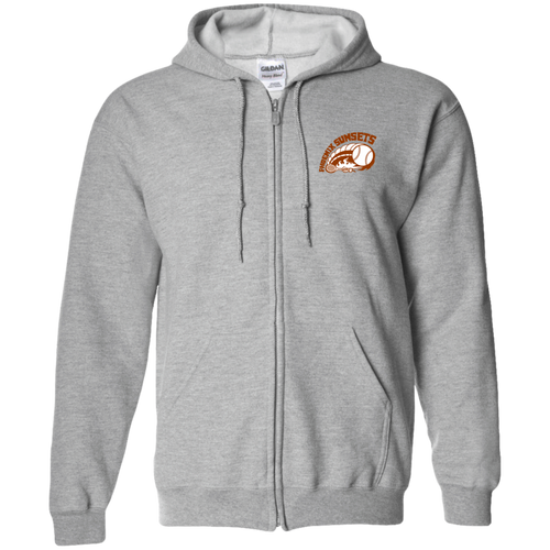 Phoenix Sunsets Full Zip Hoodie WTT Tennis in Sport Grey Front