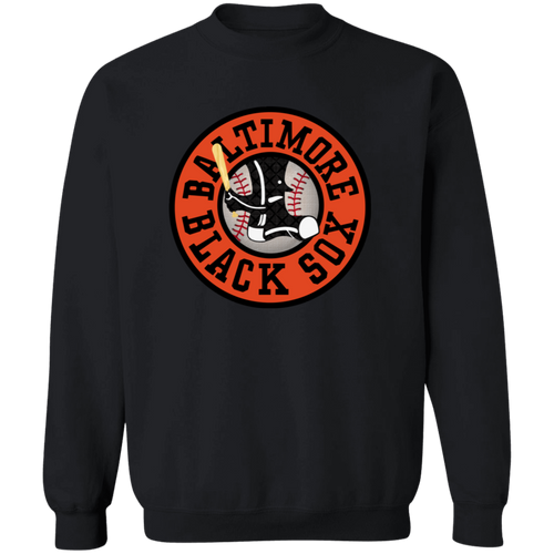 Baltimore Black Sox Sweatshirt Crewneck Negro League Baseball color Black