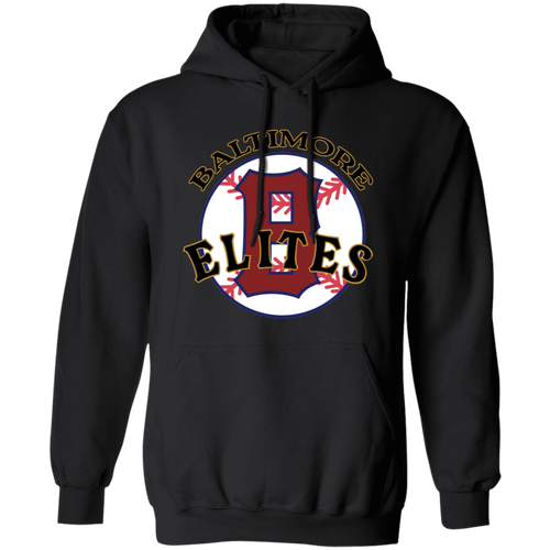 Baltimore Elites Hoodie Pullover Negro League Baseball color Black