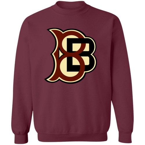 Boston Blues Sweatshirt Crewneck Negro League Baseball color Maroon