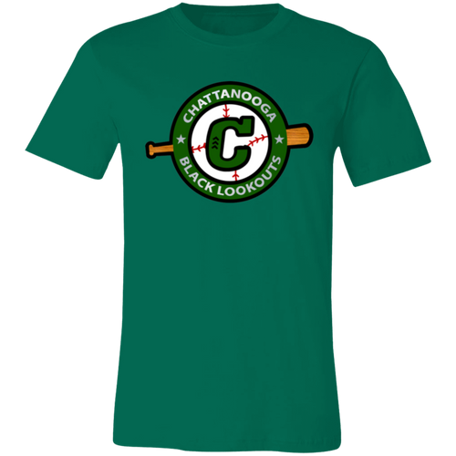 Chattanooga Black Lookouts T-shirt Negro League Baseball color Kelly Green