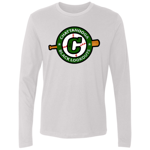 Chattanooga Black Lookouts Long Sleeve Shirt Negro League Baseball color White