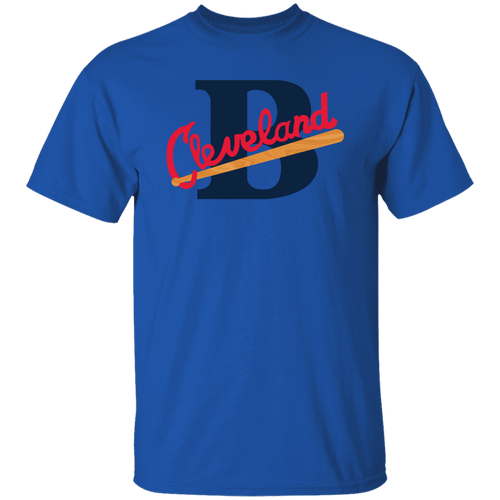 Cleveland Buckeyes T-shirt Negro League Baseball color Royal Blue