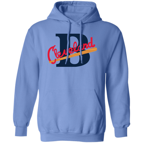 Cleveland Buckeyes Hoodie Pullover Negro League Baseball color Carolina Blue