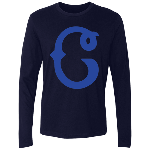 Columbus Blue Birds Long Sleeve Shirt Negro League Baseball color Midnight Navy