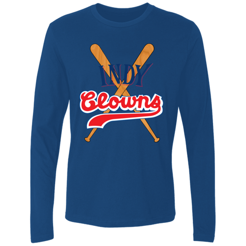 Indianapolis Clowns Long Sleeve Shirt Negro League Baseball color Royal