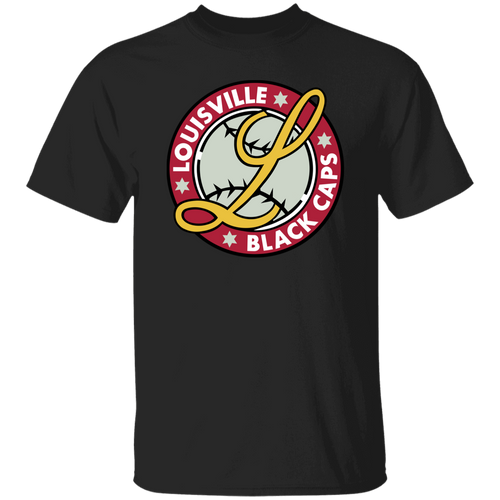 Louisville Black Caps T-shirt Negro League Baseball color Black