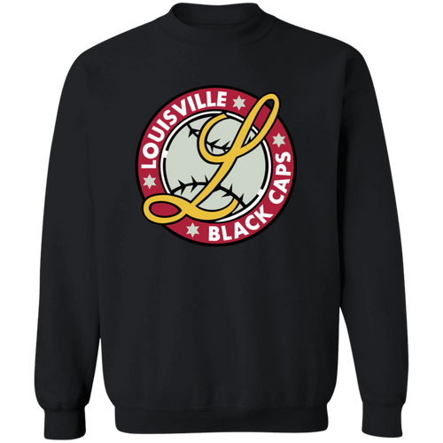 Louisville Black Caps Sweatshirt Crewneck Negro League Baseball color Black