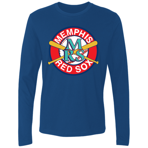 Memphis Red Sox Long Sleeve Shirt Negro League Baseball color Royal Blue