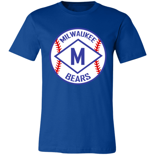 Milwaukee Bears T-shirt Negro League Baseball color Royal Blue