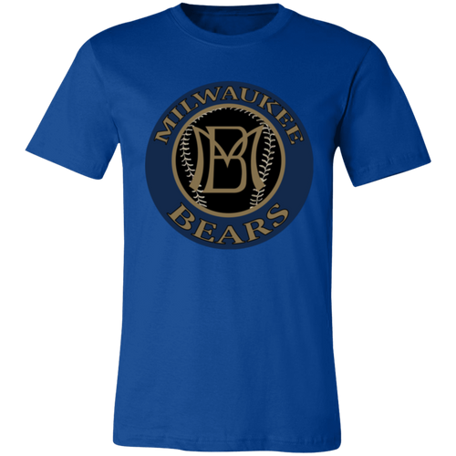 Milwaukee Bears T-shirt Negro League Baseball color Royal