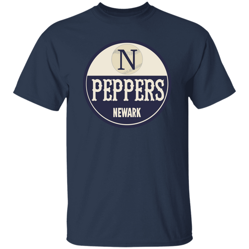 Newark Peppers T-shirt Negro League Baseball color Navy
