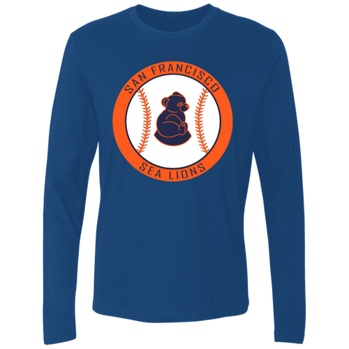 San Francisco Sea Lions Long Sleeve Shirt Negro League Baseball color Royal Blue
