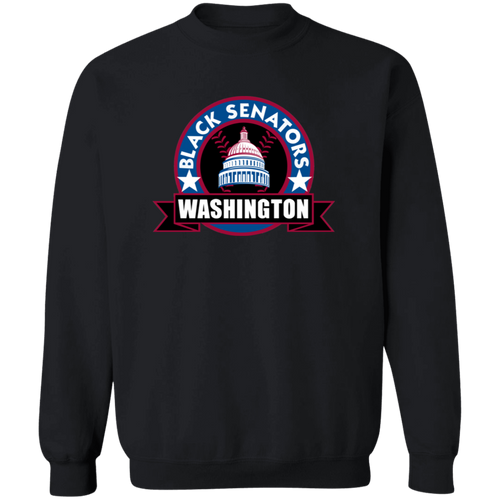 Washington Black Senators Sweatshirt Negro League Baseball color Black