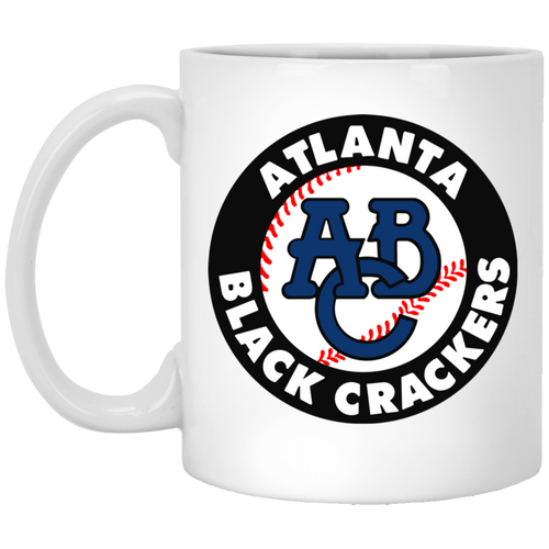 Atlanta Black Crackers Mug 11 oz. Negro League Baseball color White
