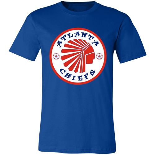 Atlanta Chiefs T-shirt Premium NASL Soccer color Royal Blue
