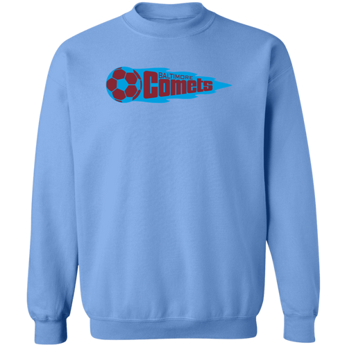 Baltimore Comets Sweatshirt Classic Crewneck NASL Soccer color Carolina Blue