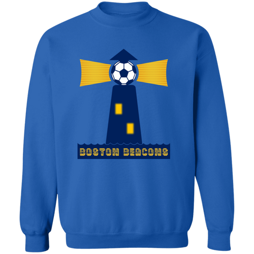 Boston Beacons Sweatshirt Classic Crewneck NASL Soccer color Royal Blue