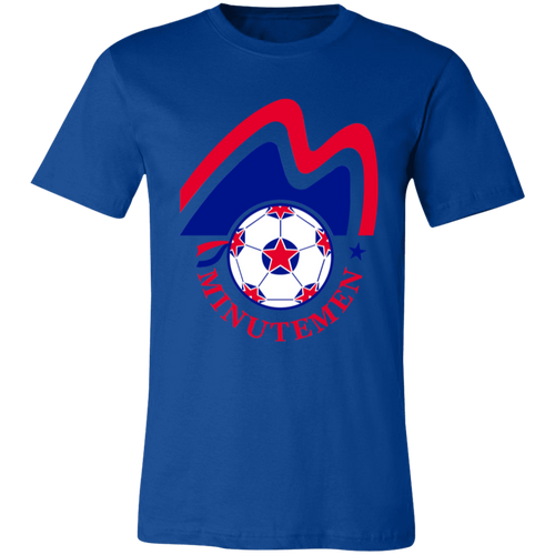 Boston Minutemen T-shirt Premium NASL Soccer color Royal Blue