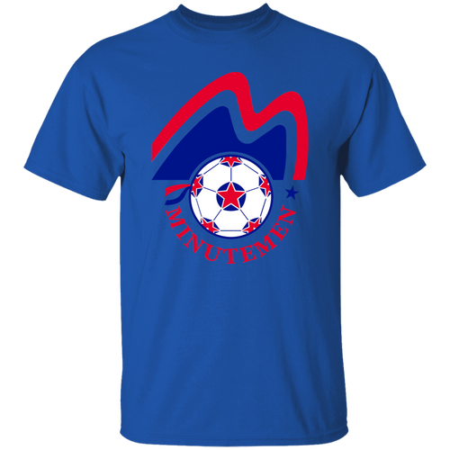 Boston Minutemen T-shirt Classic NASL Soccer color Royal Blue