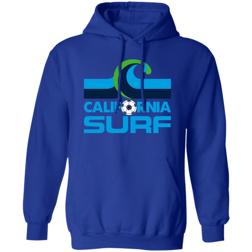 California Surf Hoodie Pullover Classic NASL Soccer color Royal Blue