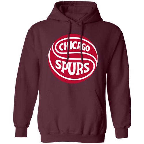 Chicago Spurs Hoodie Pullover Classic NASL Soccer color Maroon