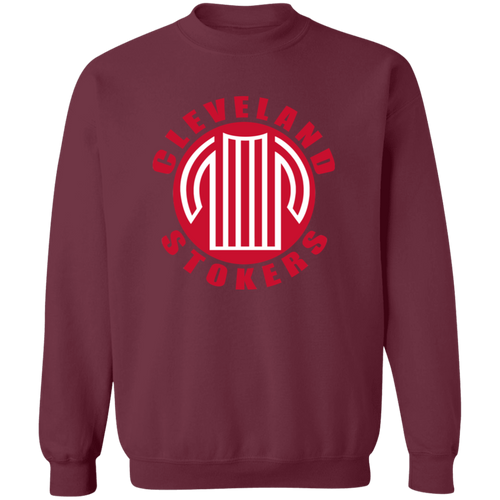 Cleveland Stokers Sweatshirt Classic Crewneck NASL Soccer color Maroon