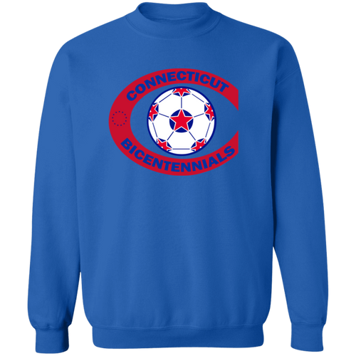 Connecticut Bicentennials Sweatshirt Classic Crewneck NASL Soccer color Royal Blue