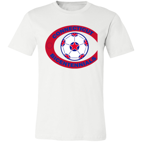 Connecticut Bicentennials T-shirt Premium NASL Soccer color White