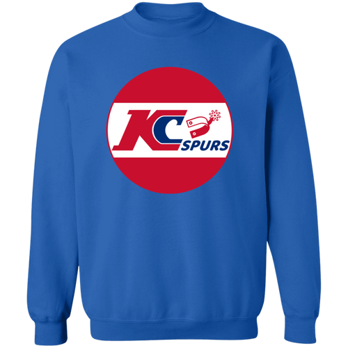 Kansas City Spurs Sweatshirt Classic Crewneck NASL Soccer color Royal Blue