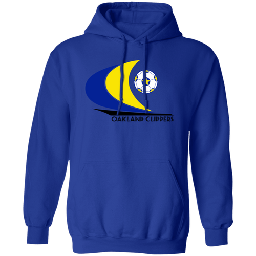 Oakland Clippers Hoodie Pullover Classic NASL Soccer color Royal Blue
