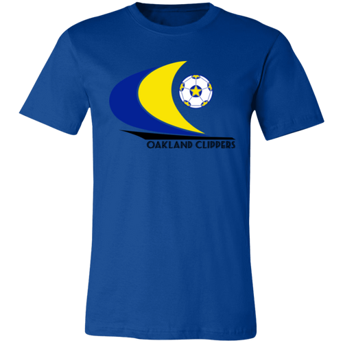 Oakland Clippers T-shirt Premium NASL Soccer color Royal Blue