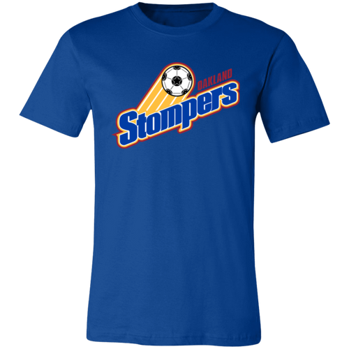 Oakland Stompers T-shirt Premium NASL Soccer color Royal Blue