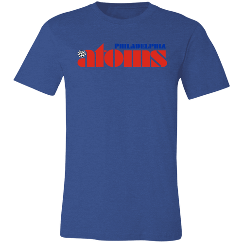 Philadelphia Atoms T-shirt Premium NASL Soccer color Heather Royal Blue