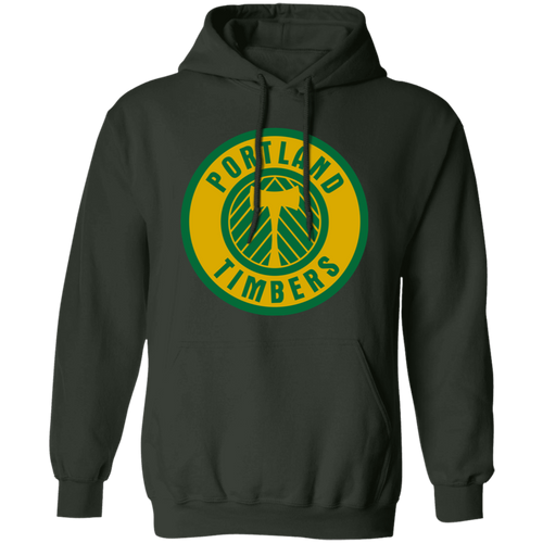 Portland Timbers Hoodie Pullover Classic NASL Soccer color Forest Green