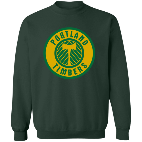 Portland Timbers Sweatshirt Classic Crewneck NASL Soccer color Forest Green