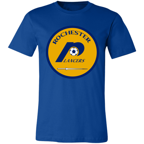 Rochester Lancers T-shirt Premium NASL Soccer color Royal Blue
