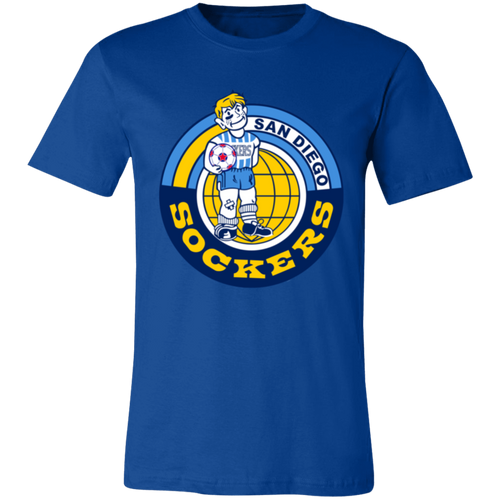San Diego Sockers T-shirt Premium NASL Soccer color Royal Blue