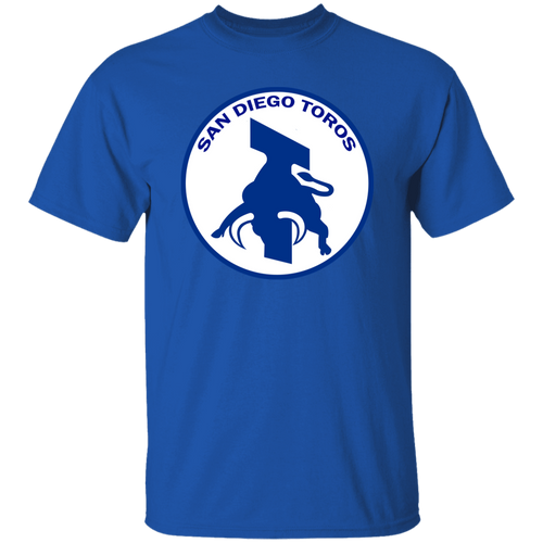 San Diego Toros T-shirt Classic NASL Soccer color Royal Blue