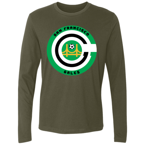 San Francisco Gales Long Sleeve Shirt Legend USA Soccer color Military Green