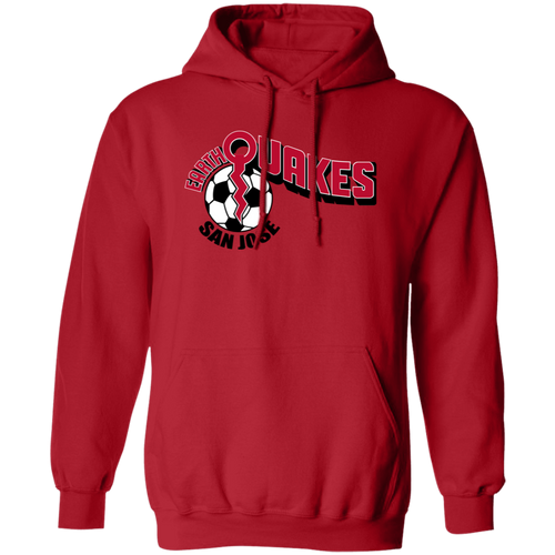 San Jose Earthquakes Hoodie Pullover Classic NASL Soccer color Red